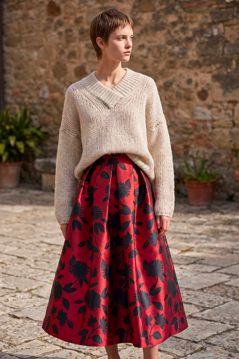 Luna Skirt SK 34015-07 Red