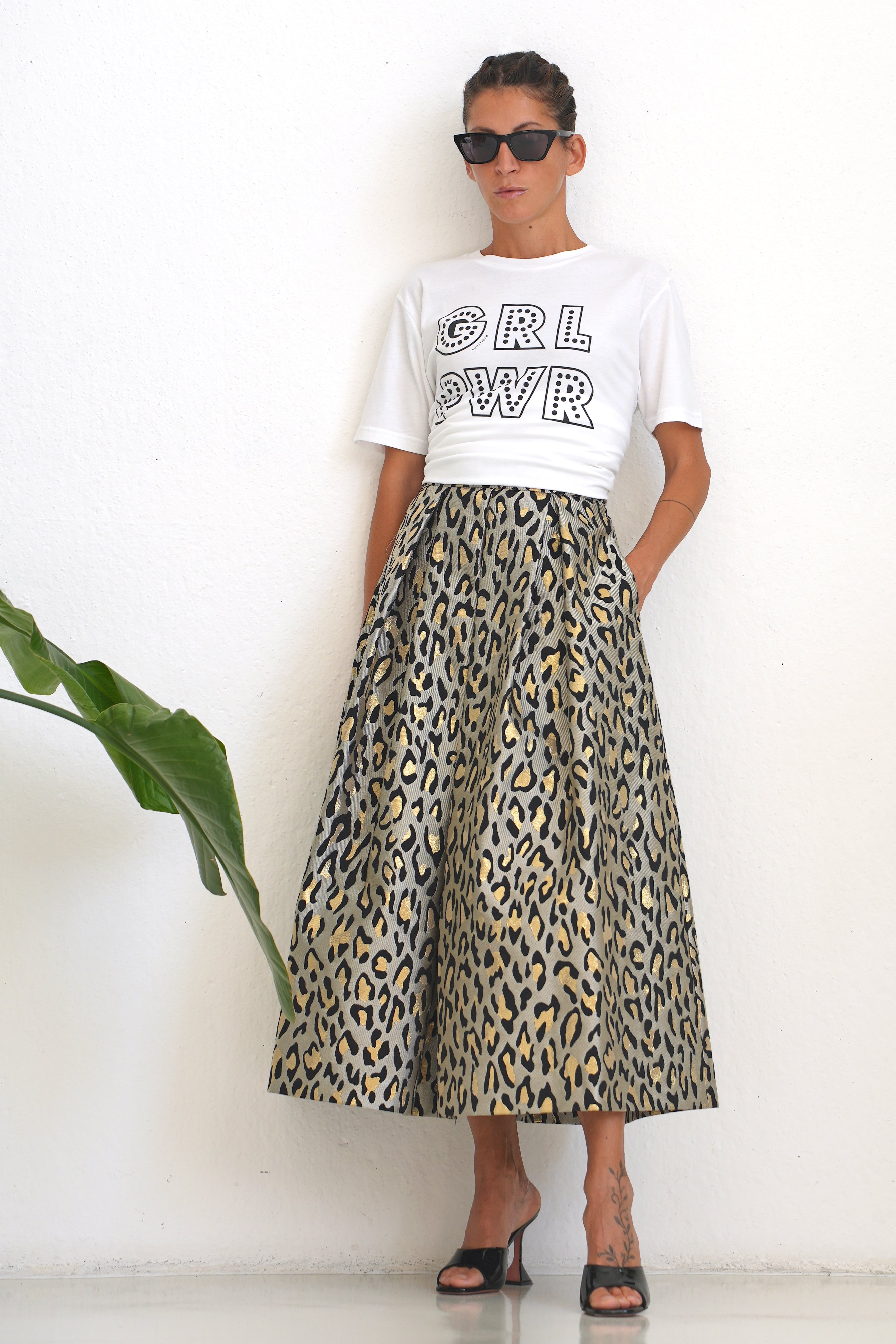 Gonna Animalier LX Silver