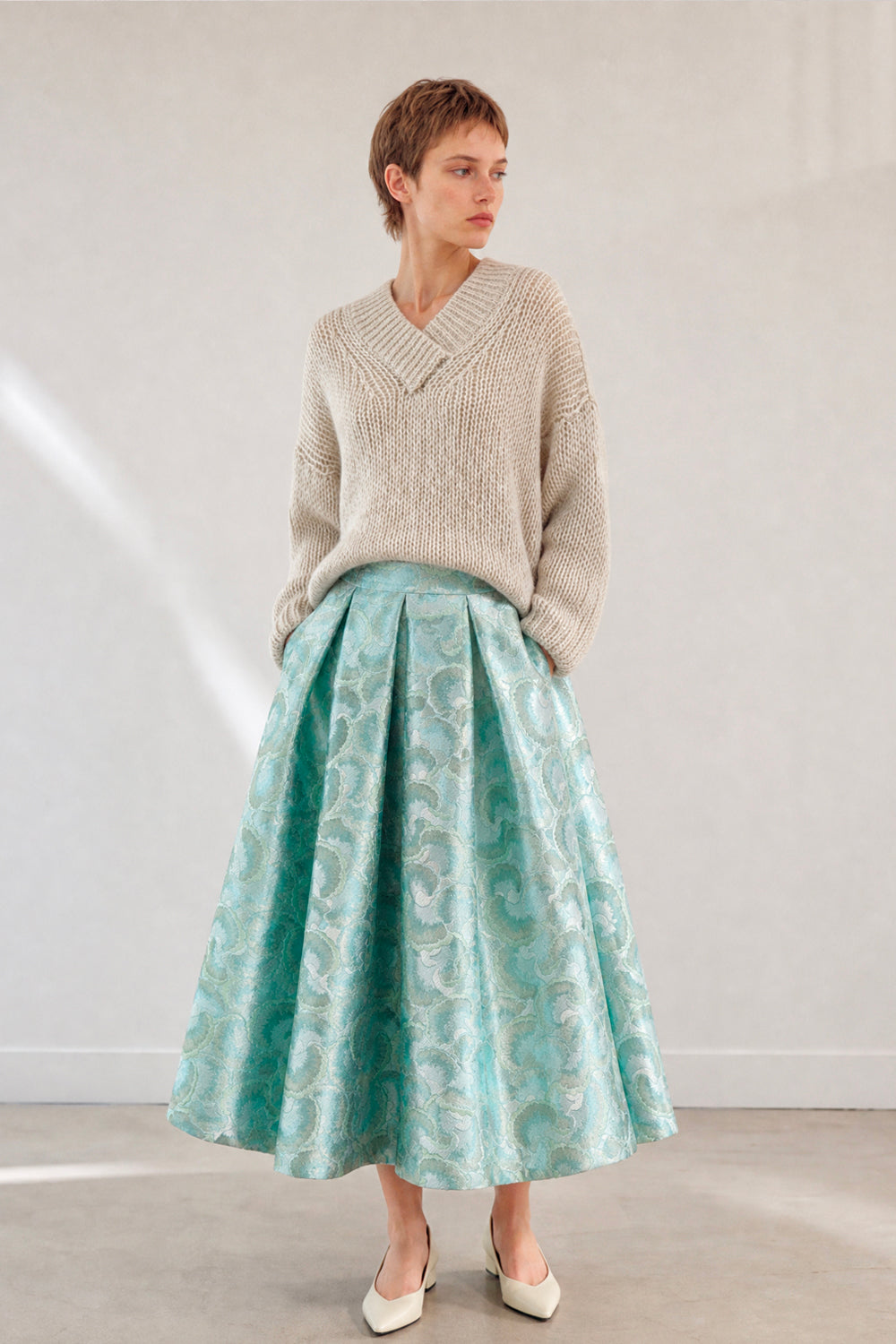 Luna Skirt JQ Ginkgo Blue