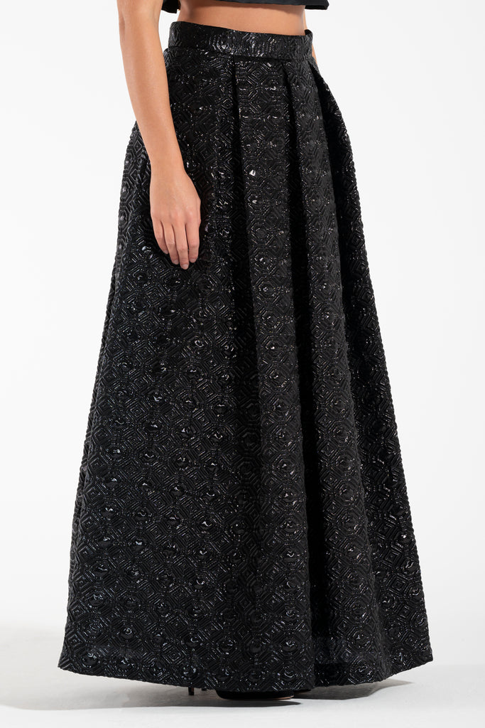 Luna LX Octagon Black Long Skirt – LUNATICAMILANO.COM