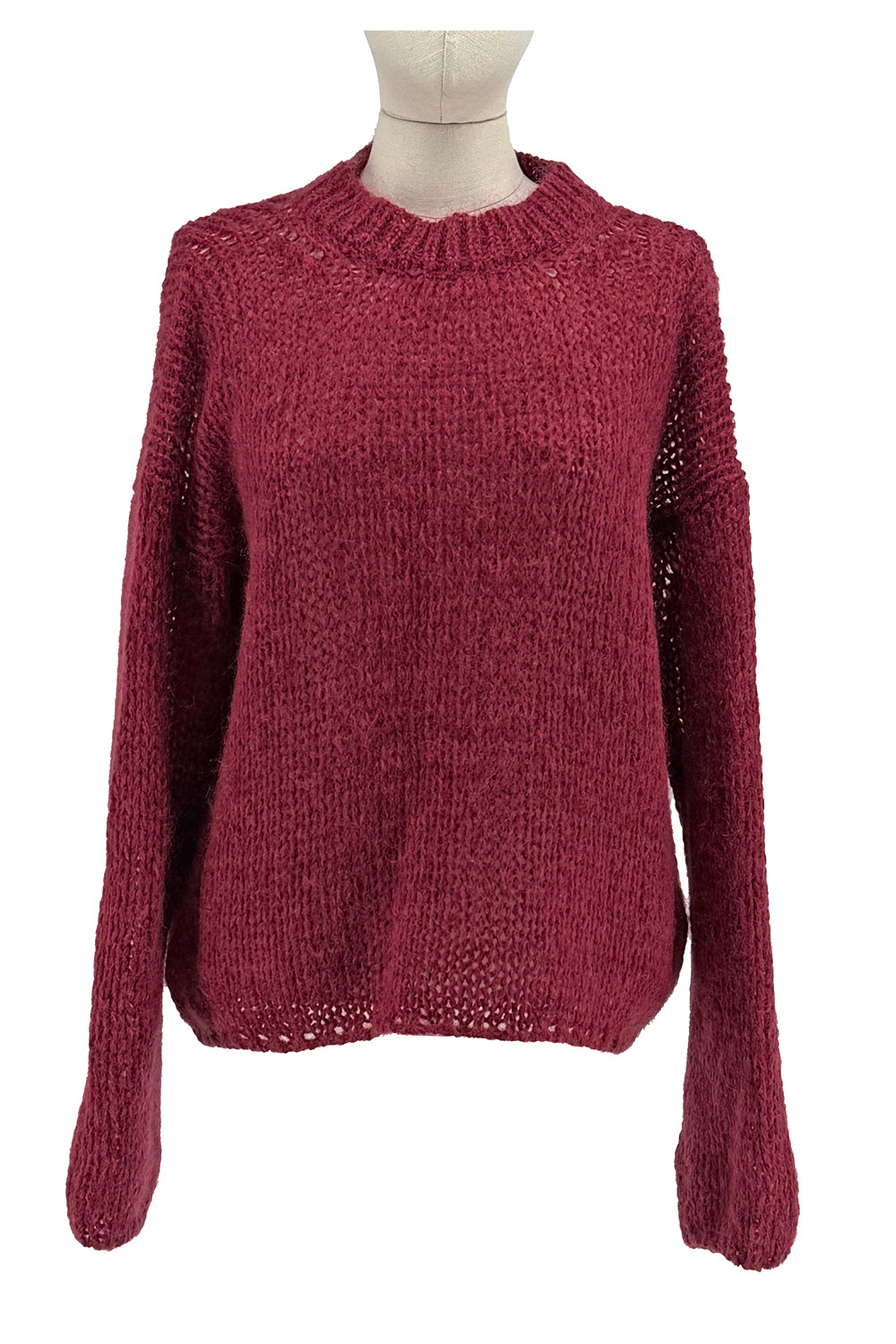 Maglione Girocollo Burgundi