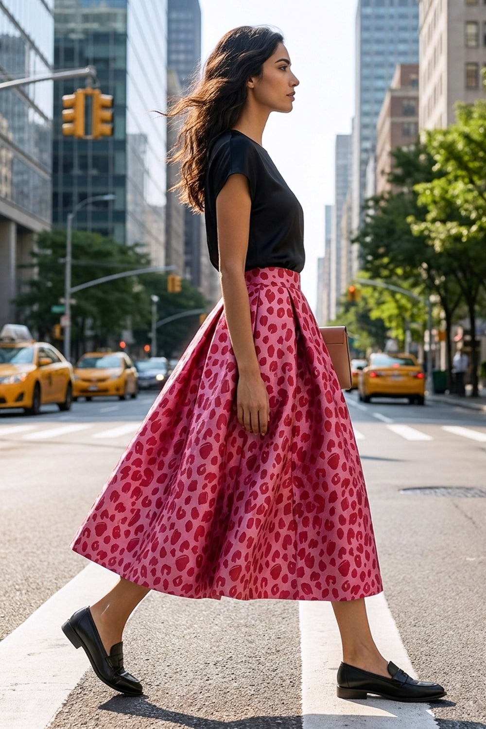 LUNA Skirt SK33602-07-Red