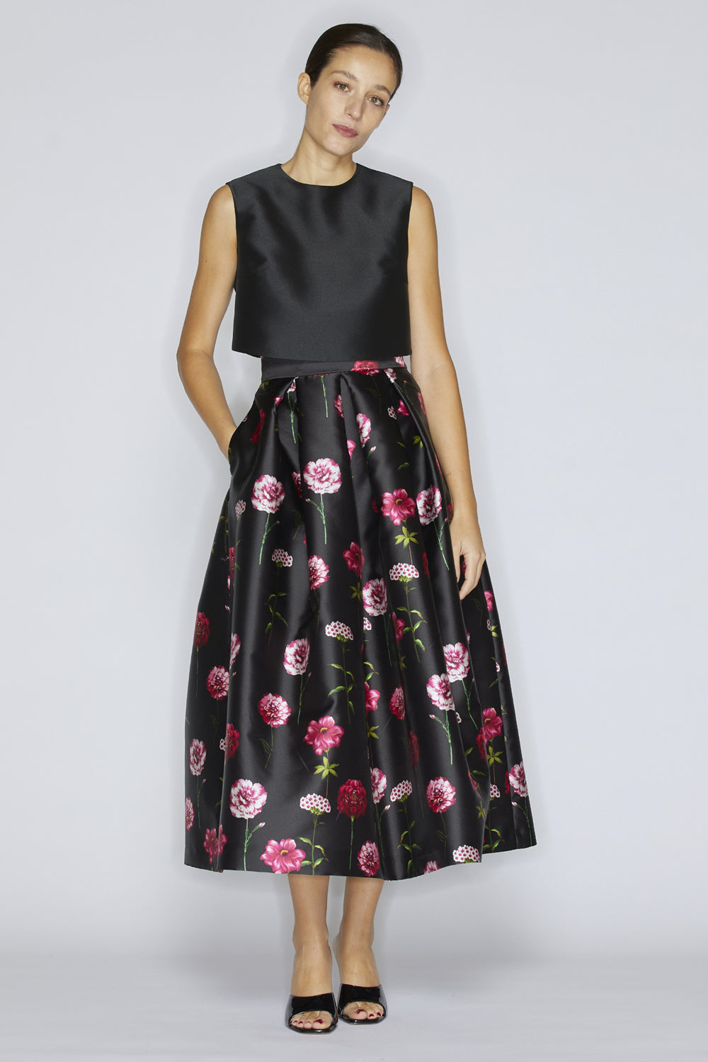 Violet Flower Skirt