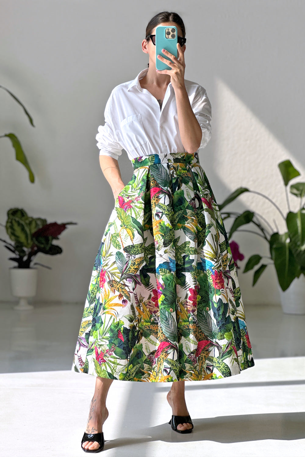 Green Leaves Skirt