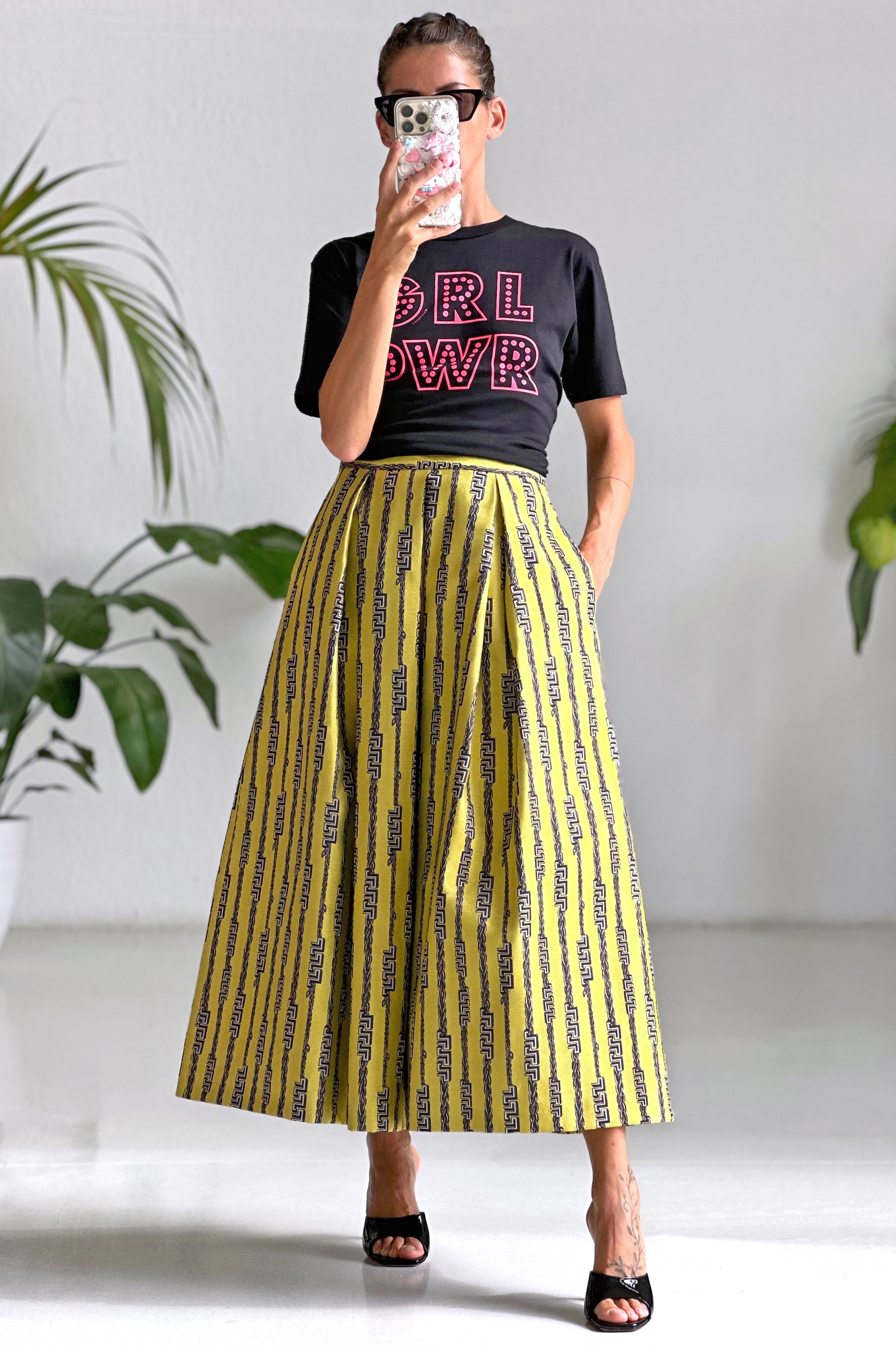 Chain LX Yellow Skirt