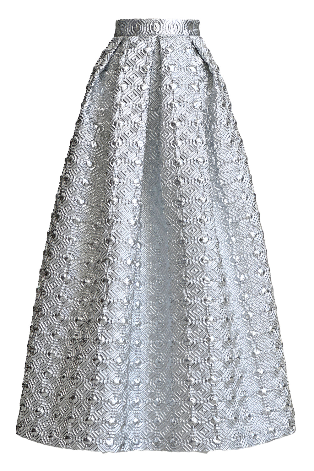 Jupe octogonale argentée Luna LX