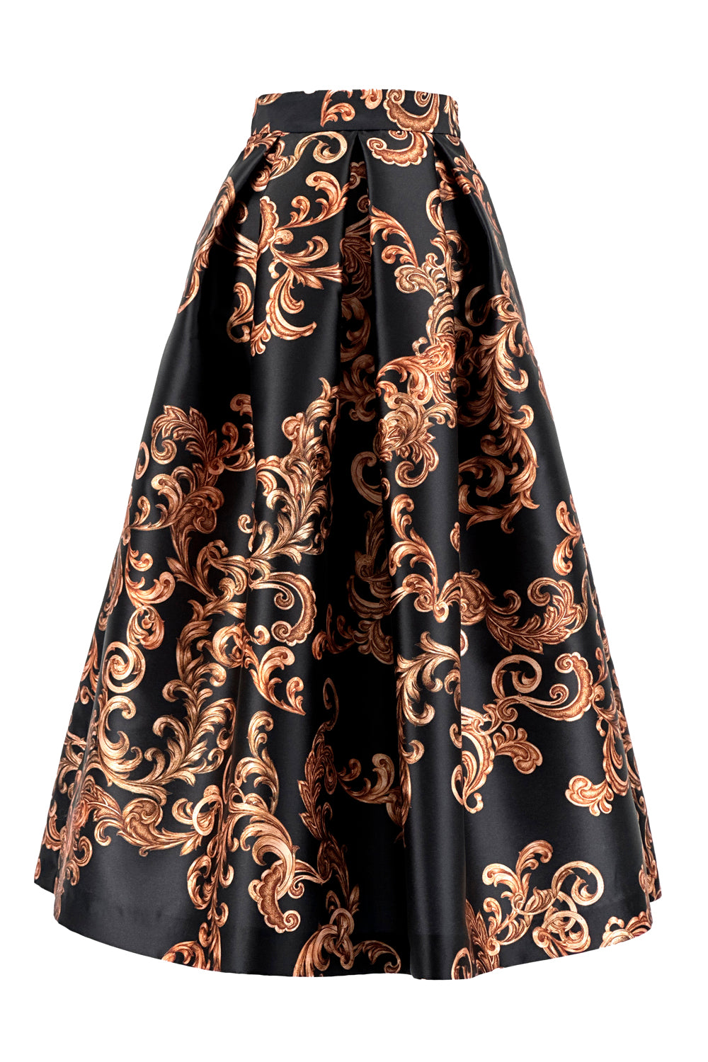 Luna K Royal Black Skirt