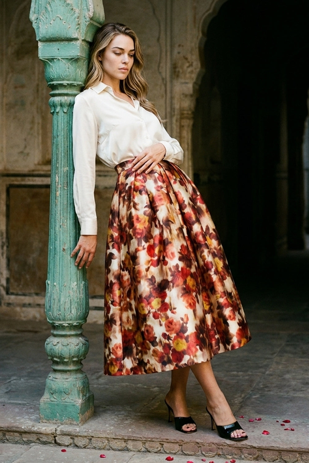 Luna Skirt SK64000-34 Orange