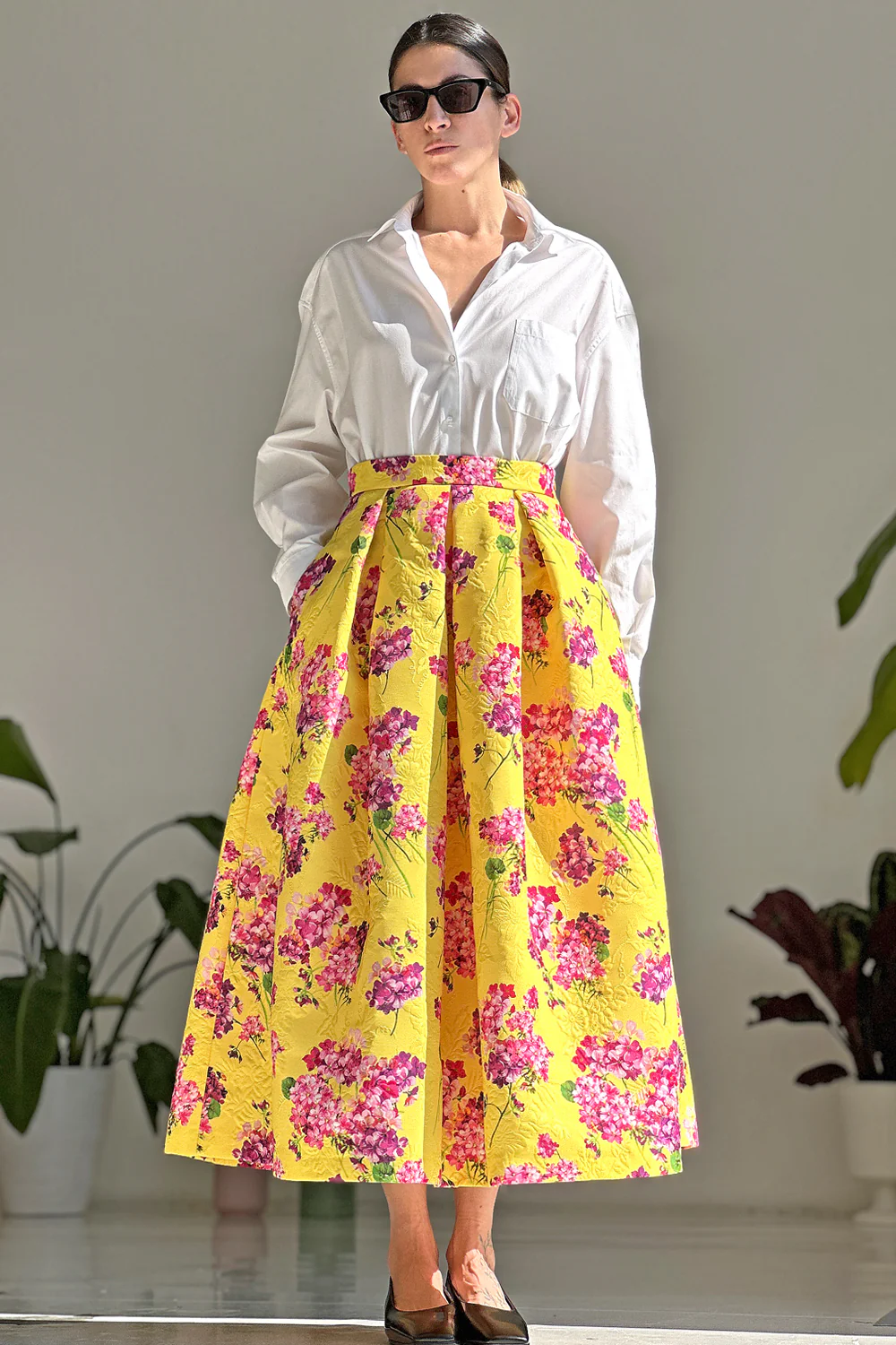 San Remo Yellow Skirt