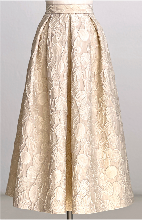 JQ Flower Ivory Moon Skirt
